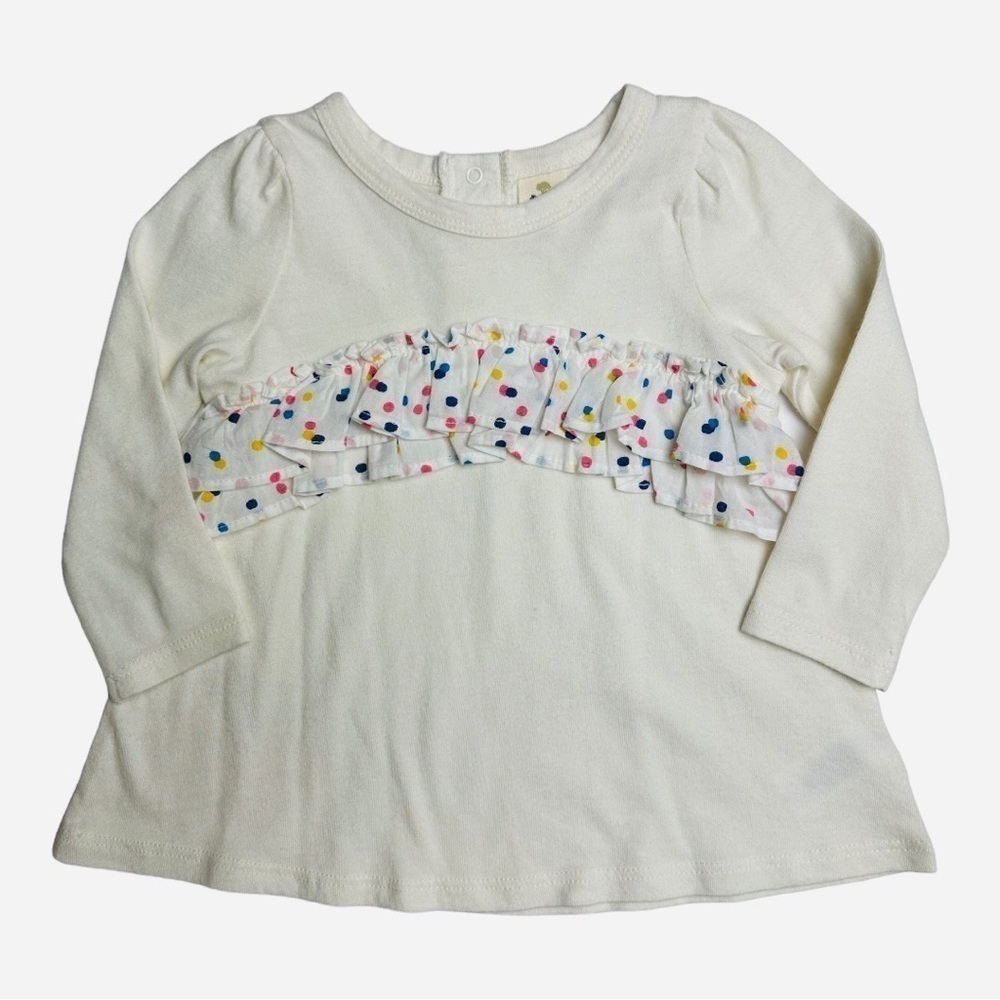 Tucker + Tate Long Sleeve Ruffle Shirt Size 6 Months